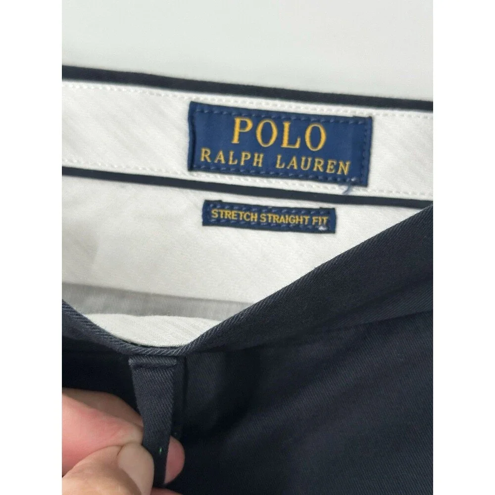 NEW Polo Ralph Lauren~35x32~Men's Navy Stretch straight  Fit Pants $98 NWT